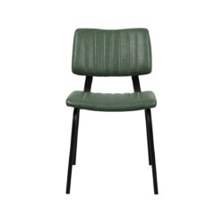 180100287_02 LABEL51 Eetkamerstoel Gusto - Hunter - PU-Leder - Black Frame