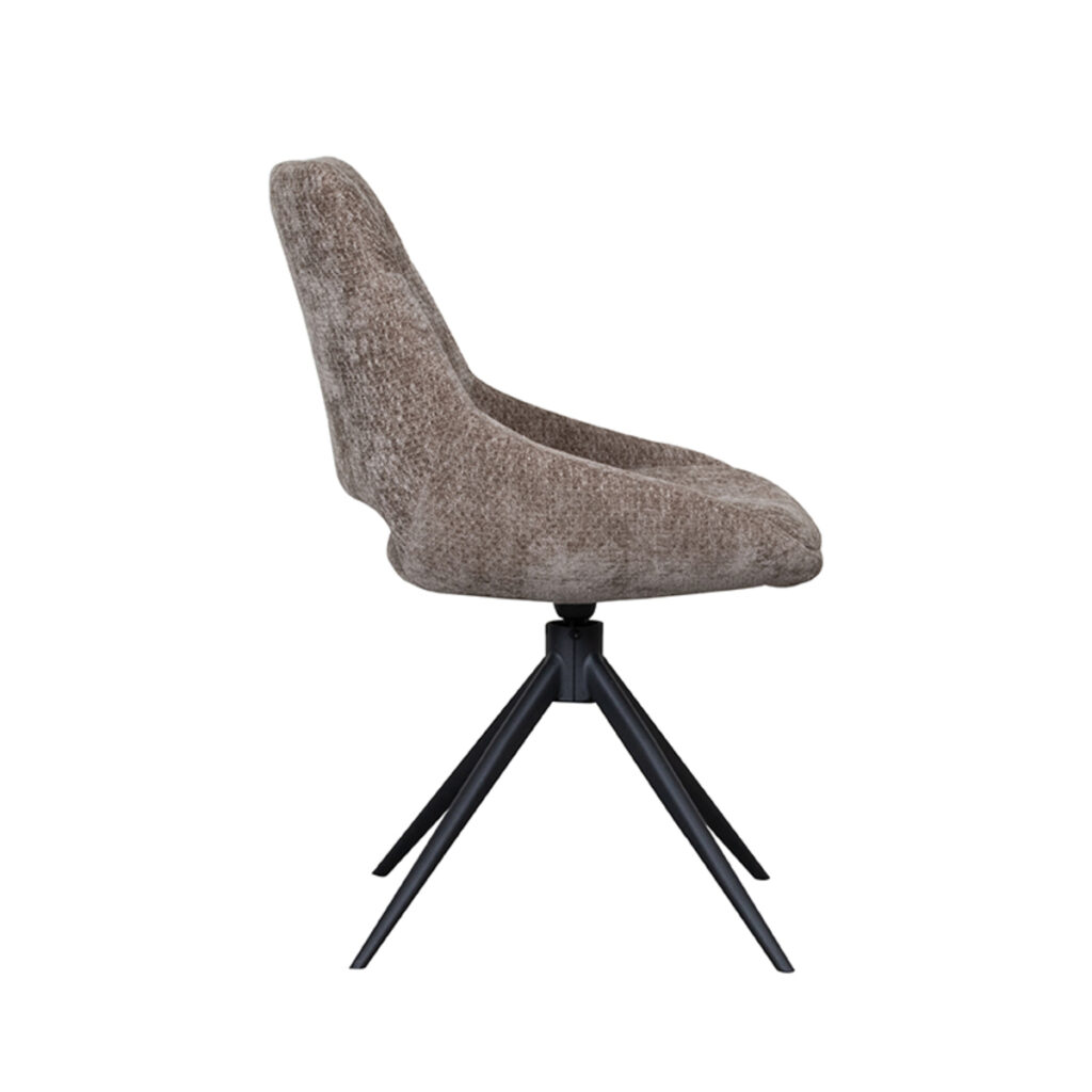 LABEL51 Eetkamerstoel Marlow - Hunter - Elite - Black Frame