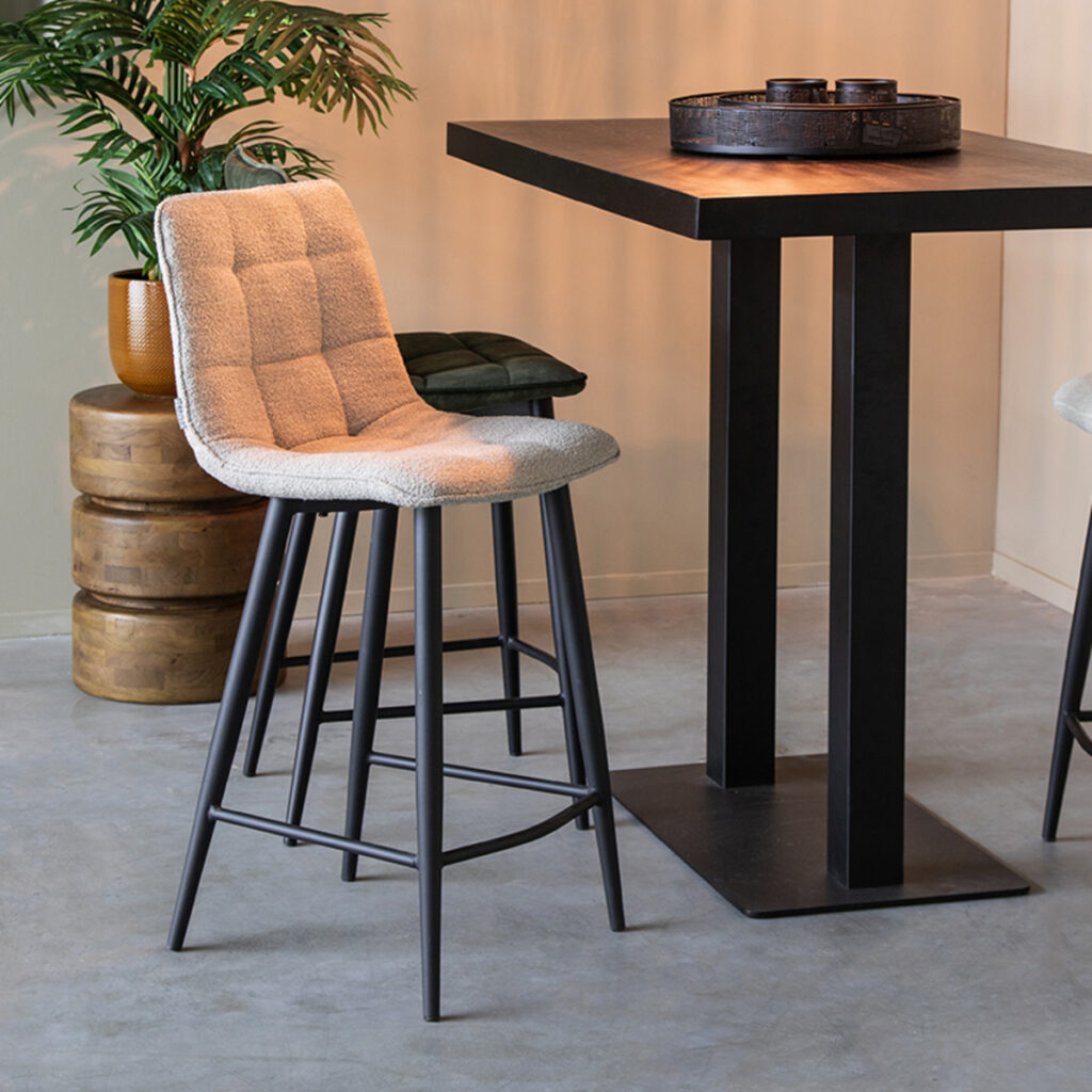 180100314_setting_1 LABEL51 Barkruk Jelt - Naturel - Boucle - Zithoogte 66