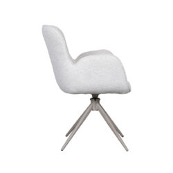 LABEL51 Eetkamerstoel Lasse - Naturel - Canyon - Taupe Frame