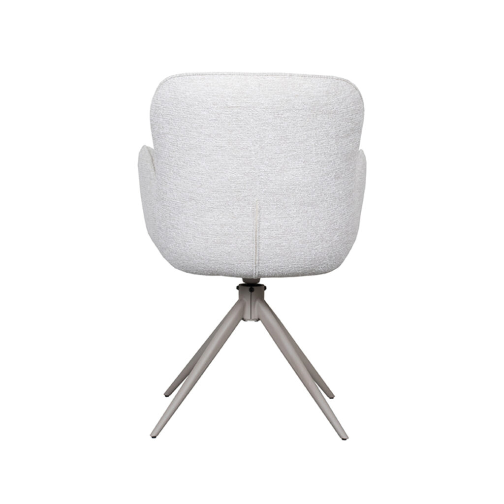 LABEL51 Eetkamerstoel Lasse - Naturel - Canyon - Taupe Frame