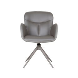 LABEL51 Eetkamerstoel Lasse - Forest - Microfiber - Taupe Frame