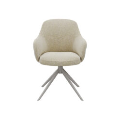 LABEL51 Eetkamerstoel Bern - Naturel - Boucle - Taupe Frame