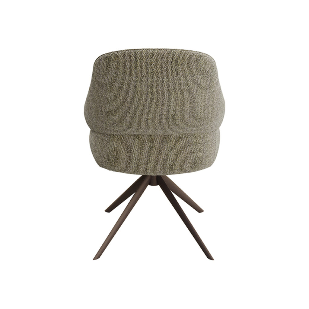 18010063_04 LABEL51 Eetkamerstoel Bern - Truffel grijs - Boucle - Bronze Frame