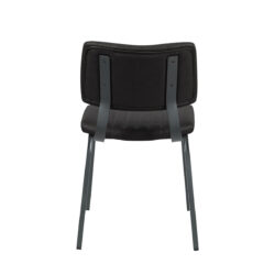 LABEL51 Eetkamerstoel Gusto - Zwart - PU-Leder - Black Frame