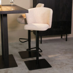 180122366_setting_1 LABEL51 Barkruk Wave - Naturel - Boucle - Zithoogte 56-82