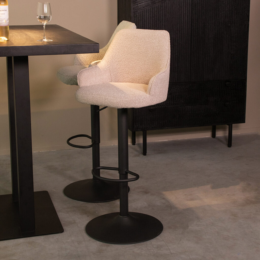 180122460_setting_1 LABEL51 Barkruk Fender - Naturel - Boucle - Zithoogte 64-84