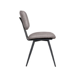 180122679_02 LABEL51 Eetkamerstoel Liva - Stone - Elite - Black Frame