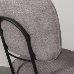 180122679_05 LABEL51 Eetkamerstoel Liva - Stone - Elite - Black Frame