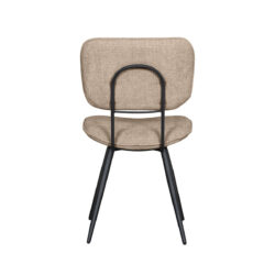 LABEL51 Eetkamerstoel Liva - Clay - Elite - Black Frame