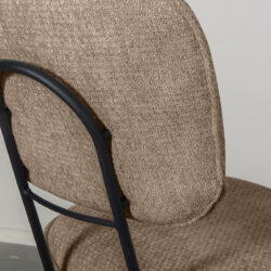 LABEL51 Eetkamerstoel Liva - Clay - Elite - Black Frame