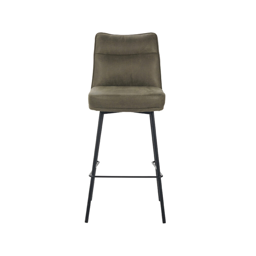 LABEL51 Eetkamerstoel Lennon - Moss - Micro Suede - Zithoogte 78