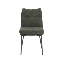LABEL51 Eetkamerstoel Lennon - Forest - Boucle - Black Frame