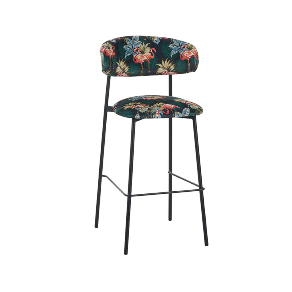 180122859_01 LABEL51 Eetkamerstoel Ferry - Multicolor - Fluweel - Zithoogte 78