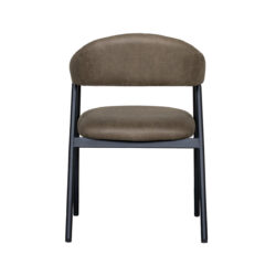 LABEL51 Eetkamerstoel Amaze - Moss - Micro Suede - Black Frame