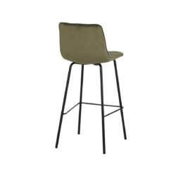 180122864_04 LABEL51 Barkruk Bistro - Hunter - Fluweel - Zithoogte 78