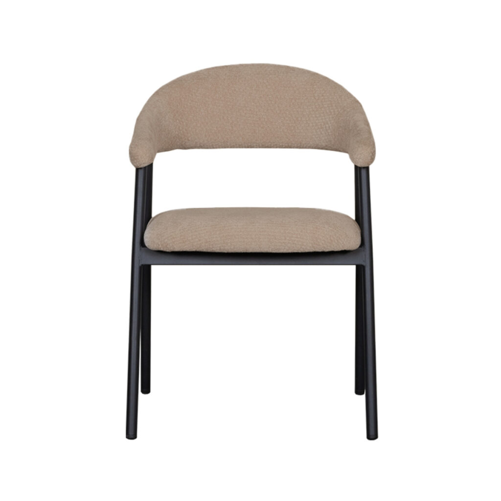LABEL51 Eetkamerstoel Amaze - Clay - Elite - Black Frame