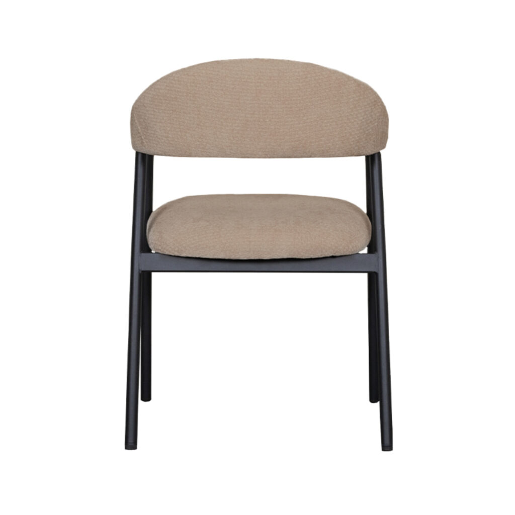 LABEL51 Eetkamerstoel Amaze - Clay - Elite - Black Frame