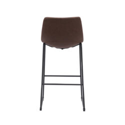 180122947_04 LABEL51 Barkruk Risto - Bruin - PU-Leder - Zithoogte 75