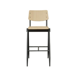 LABEL51 Barkruk Solid - Naturel - Hout - Zithoogte 86