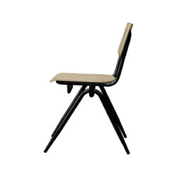 180122960_03-B LABEL51 Eetkamerstoel Solid - Naturel - Hout - Black Frame