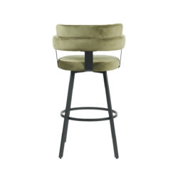 180123033_04 LABEL51 Barkruk Bardio - Hunter - Fluweel - Zithoogte 75