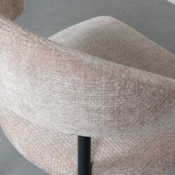 LABEL51 Eetkamerstoel Bliss - Clay - Elite - Black Frame