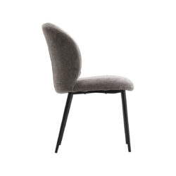 LABEL51 Eetkamerstoel Vino - Stone - Elite - Black Frame