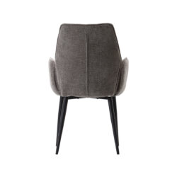 LABEL51 Eetkamerstoel Morris - Stone - Elite - Black Frame