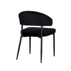 180123111_04_1 LABEL51 Eetkamerstoel Bliss - Zwart - Fluweel - Black Frame