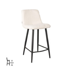 LABEL51 Barkruk Jep - Ivory - Teddy - Zithoogte 66