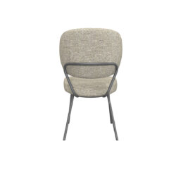 LABEL51 Eetkamerstoel Singapore - Naturel - Boucle - Black Frame