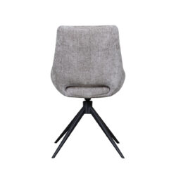 18099347_4 LABEL51 Eetkamerstoel Marlow - Stone - Elite - Black Frame