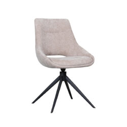 LABEL51 Eetkamerstoel Marlow - Clay - Elite - Black Frame