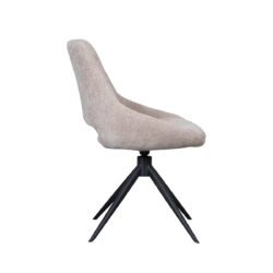 LABEL51 Eetkamerstoel Marlow - Clay - Elite - Black Frame