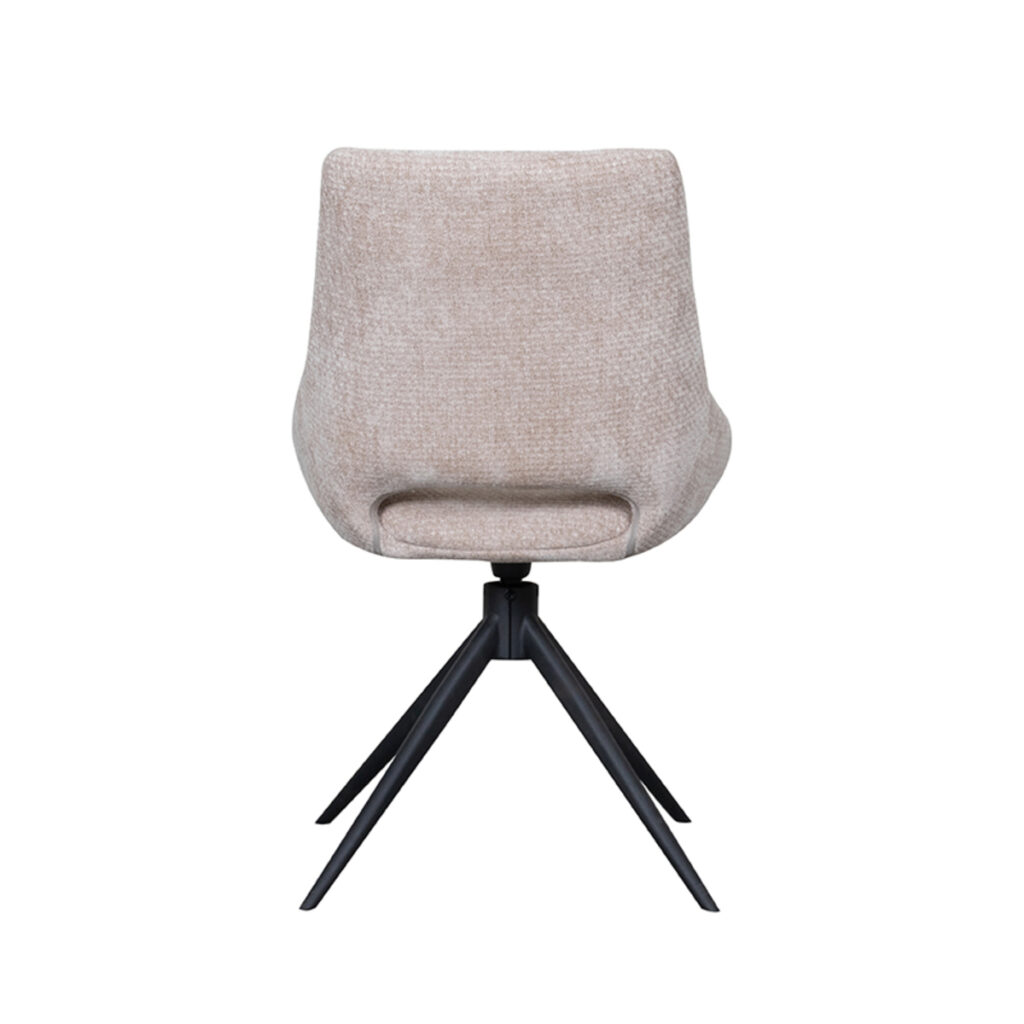 LABEL51 Eetkamerstoel Marlow - Clay - Elite - Black Frame