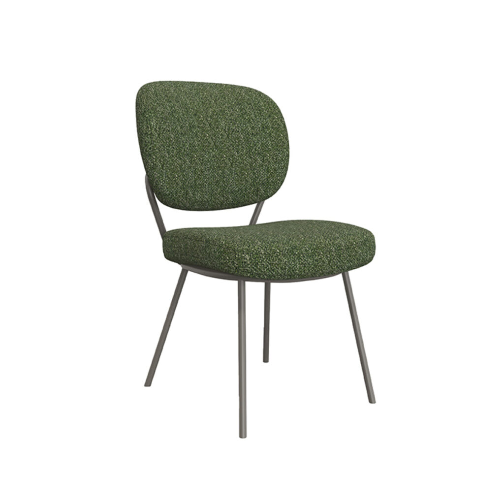 LABEL51 Eetkamerstoel Singapore - Forest - Boucle - Forest Frame