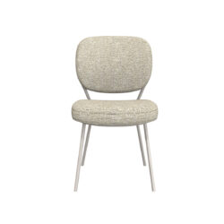 18099355_02 LABEL51 Eetkamerstoel Singapore - Naturel - Boucle - Taupe Frame