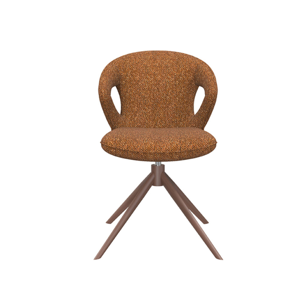 LABEL51 Eetkamerstoel Zurich - Coral - Boucle - Coral Frame