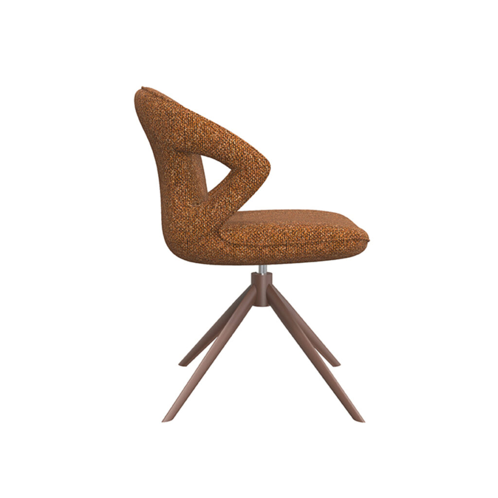 LABEL51 Eetkamerstoel Zurich - Coral - Boucle - Coral Frame