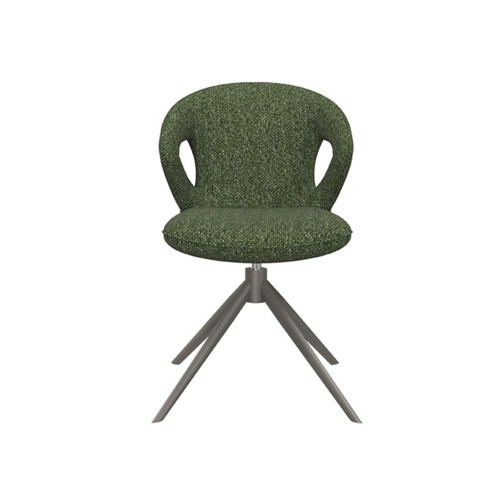 LABEL51 Eetkamerstoel Zurich - Forest - Boucle - Forest Frame