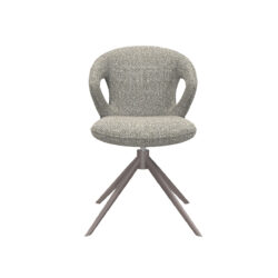 18099363_02 LABEL51 Eetkamerstoel Zurich - Truffel grijs - Boucle - Bronze Frame