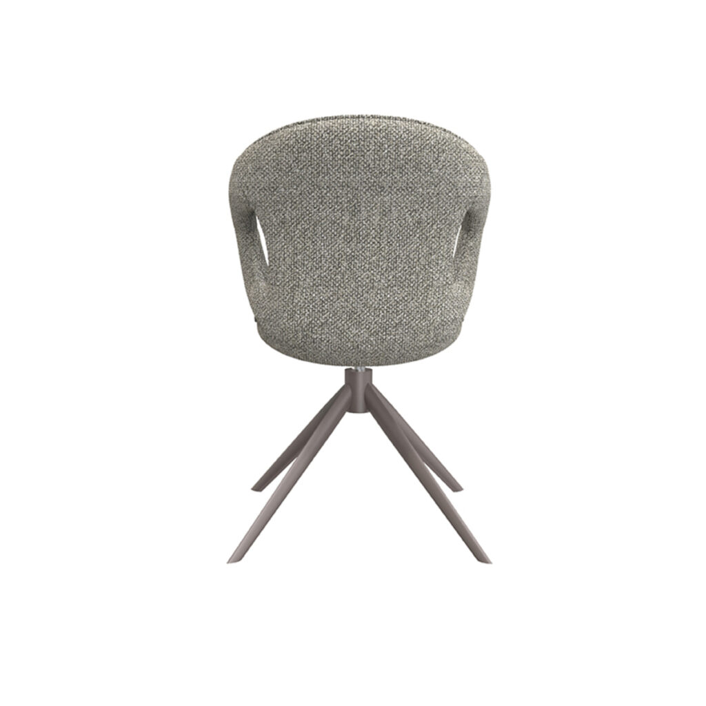 18099363_04 LABEL51 Eetkamerstoel Zurich - Truffel grijs - Boucle - Bronze Frame