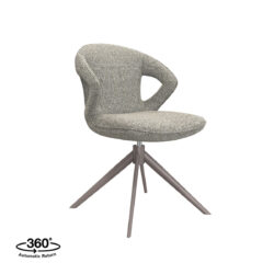 18099363_360AR LABEL51 Eetkamerstoel Zurich - Truffel grijs - Boucle - Bronze Frame