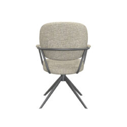 18099996_04 LABEL51 Eetkamerstoel Basel - Naturel - Boucle - Black Frame