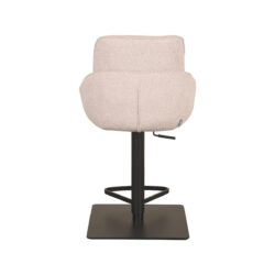 Barkruk_Beauty_52x58_5x88_5-113_cm_Naturel_Touch_Achterkant LABEL51 Barkruk Beauty - Naturel - Boucle - Zithoogte 56-82