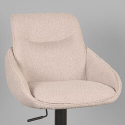 Barkruk_Beauty_52x58_5x88_5-113_cm_Naturel_Touch_Detail LABEL51 Barkruk Beauty - Naturel - Boucle - Zithoogte 56-82