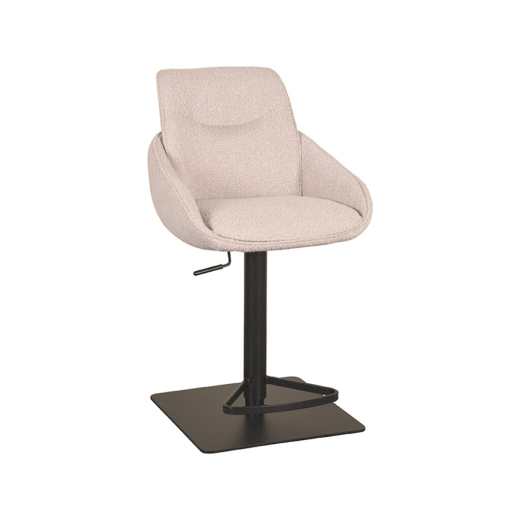 Barkruk_Beauty_52x58_5x88_5-113_cm_Naturel_Touch_Perspectief LABEL51 Barkruk Beauty - Naturel - Boucle - Zithoogte 56-82