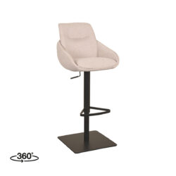 Barkruk_Beauty_52x58_5x88_5-113_cm_Naturel_Touch_Perspectief_360 LABEL51 Barkruk Beauty - Naturel - Boucle - Zithoogte 56-82