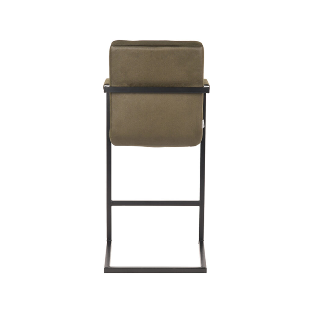 LABEL51 Barkruk Denmark - Army green - Microfiber - Zithoogte 67